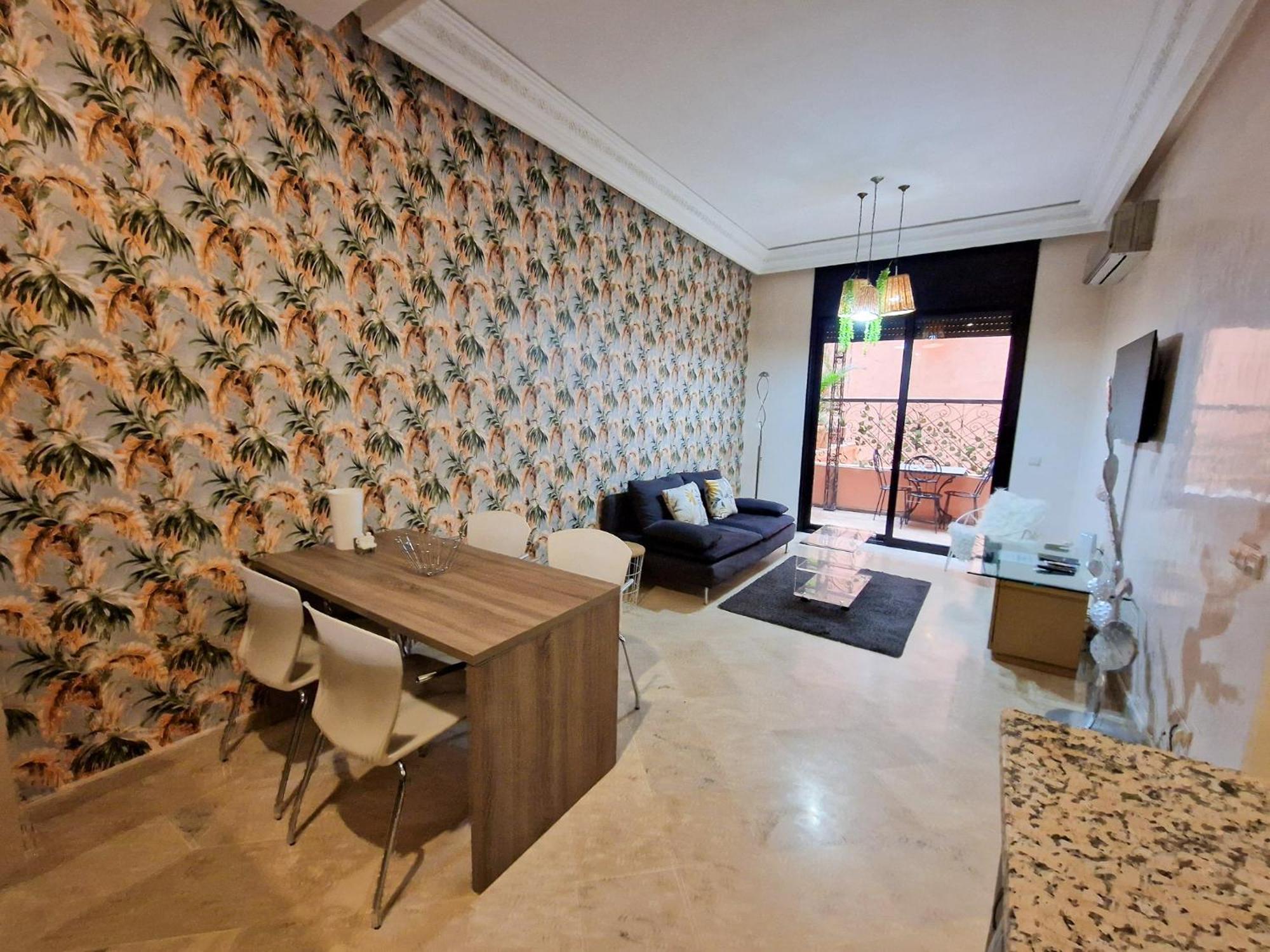 Superbe Appartement Piscine Gueliz Marrakesh Eksteriør billede